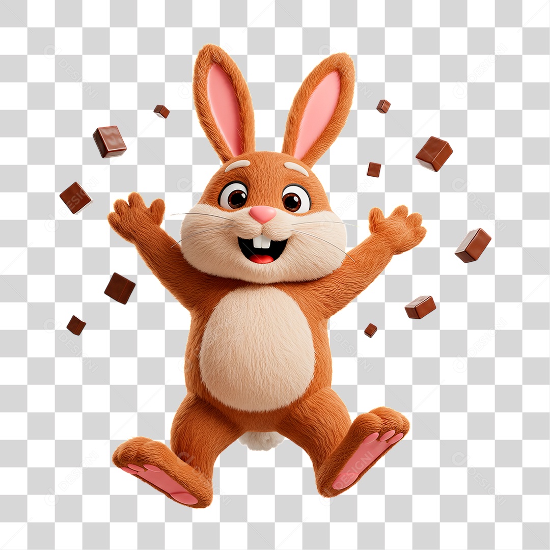 Coelho da Páscoa PNG Transparente