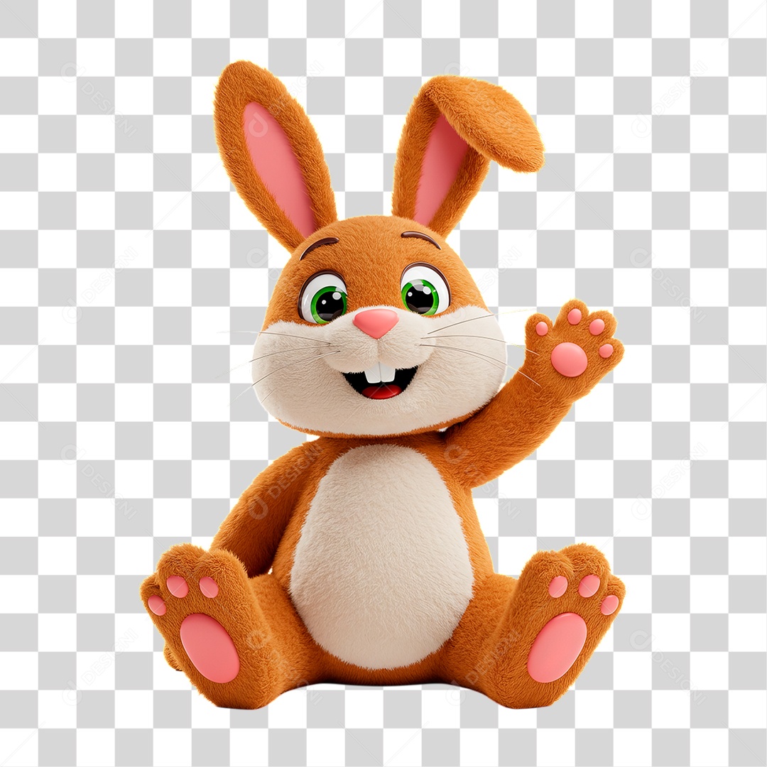 Coelho da Páscoa PNG Transparente