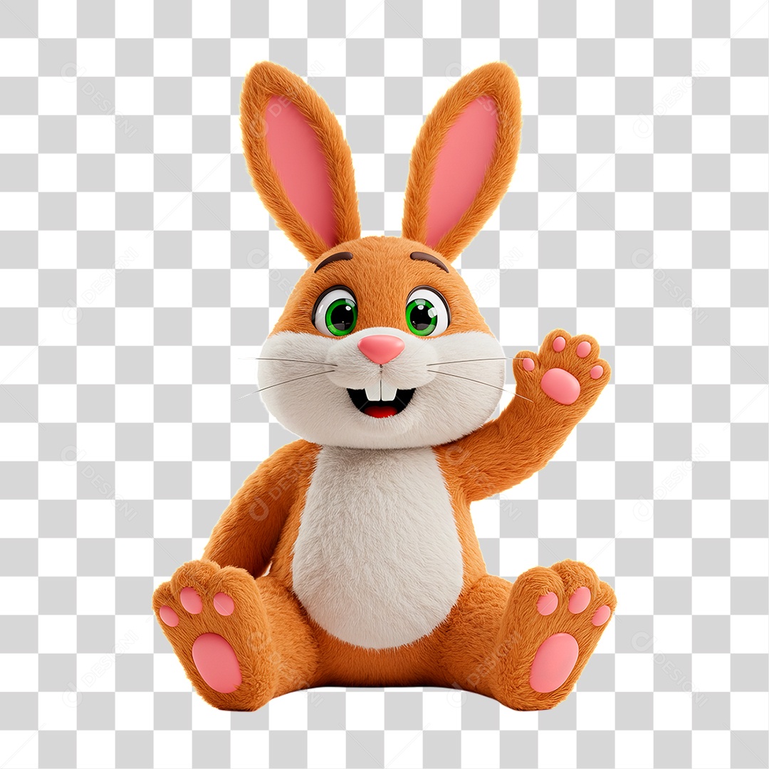 Coelho da Páscoa PNG Transparente