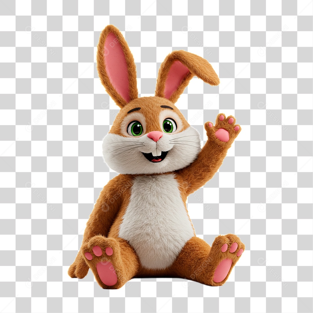 Coelho da Páscoa PNG Transparente