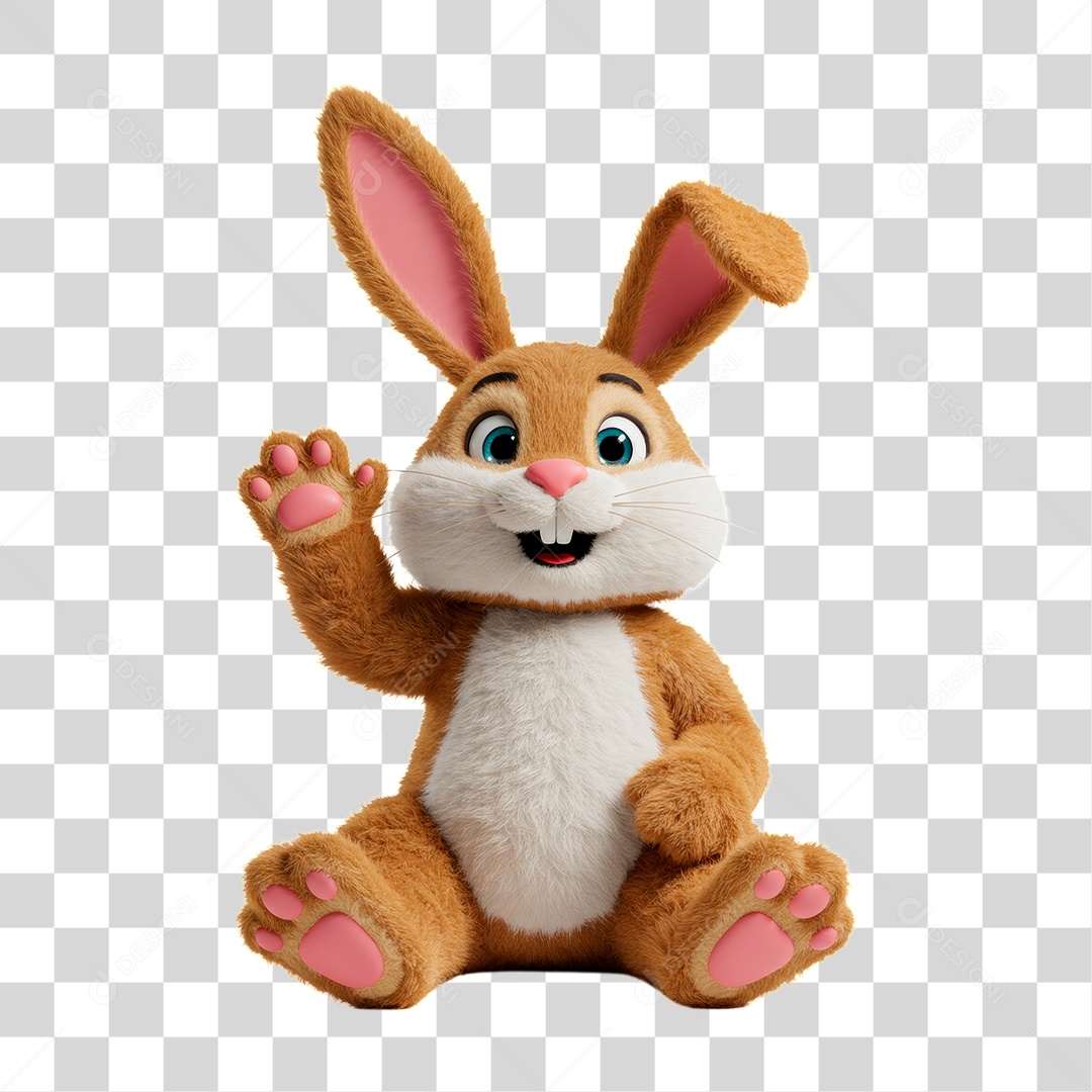Coelho da Páscoa PNG Transparente