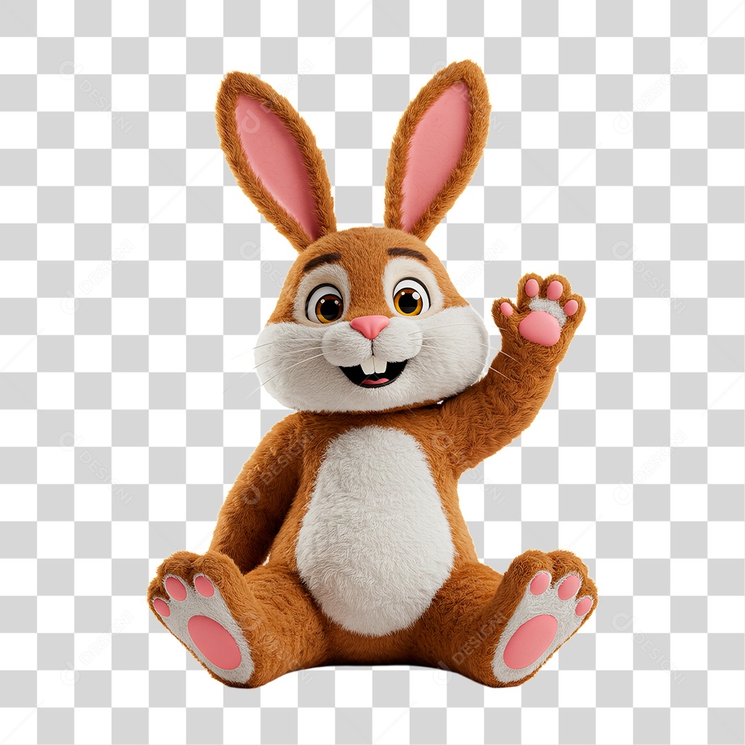 Coelho da Páscoa PNG Transparente