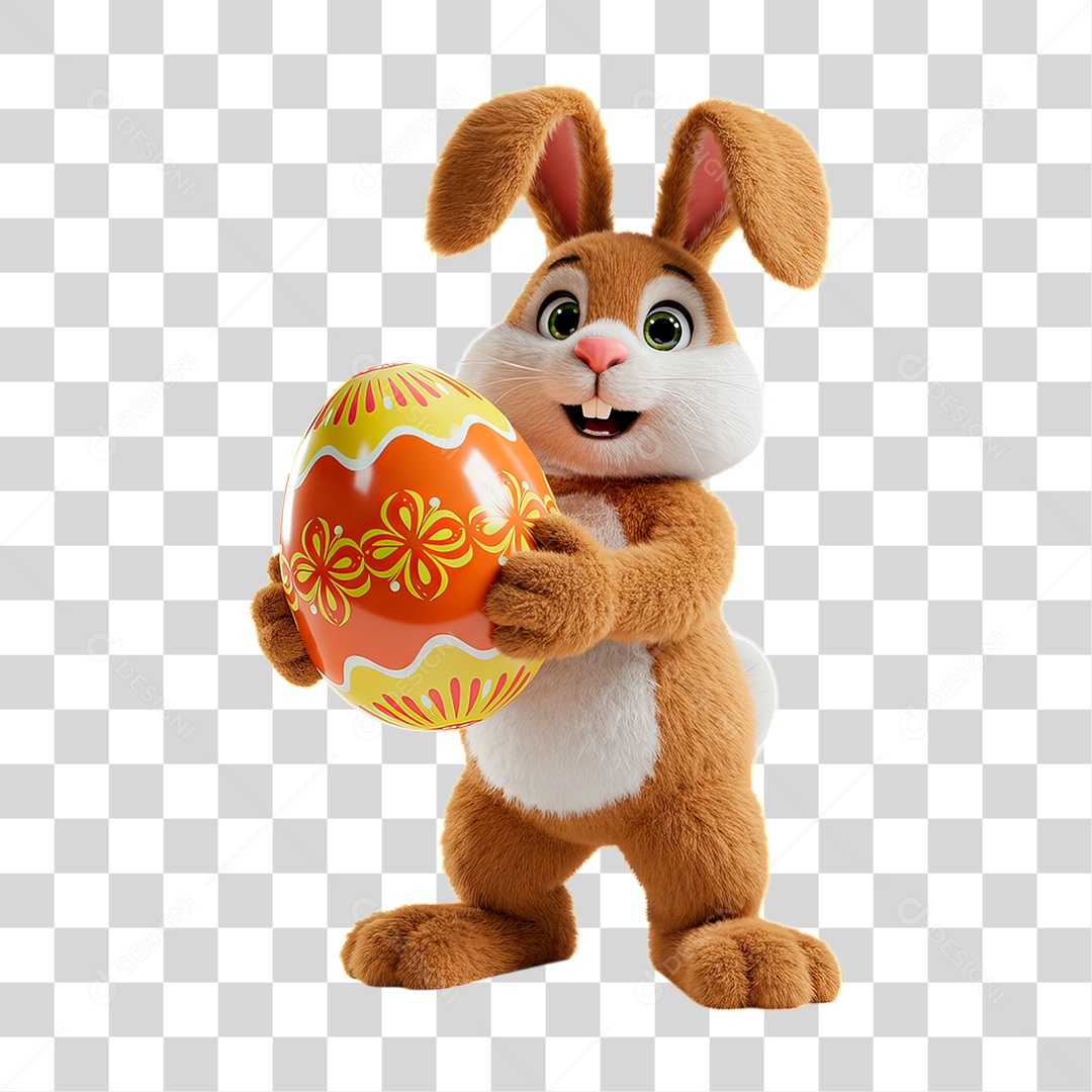 Coelho da Páscoa PNG Transparente