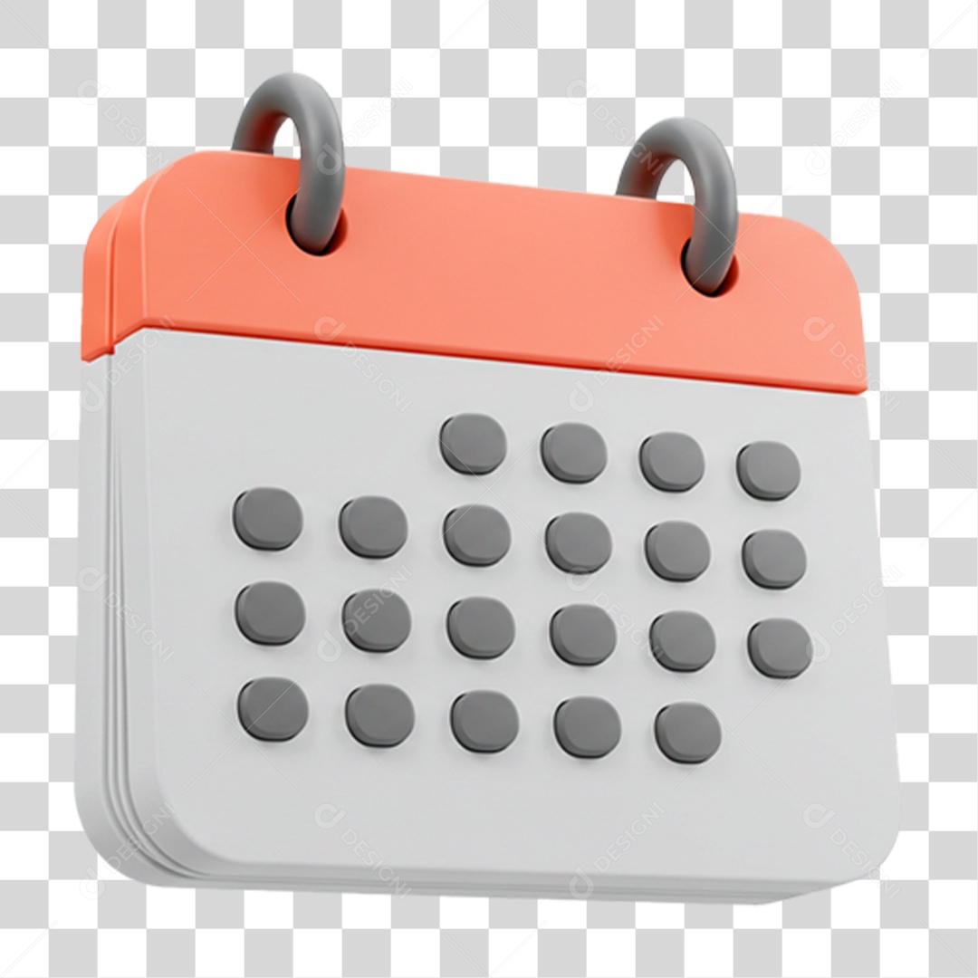 Calendário PNG Transparente