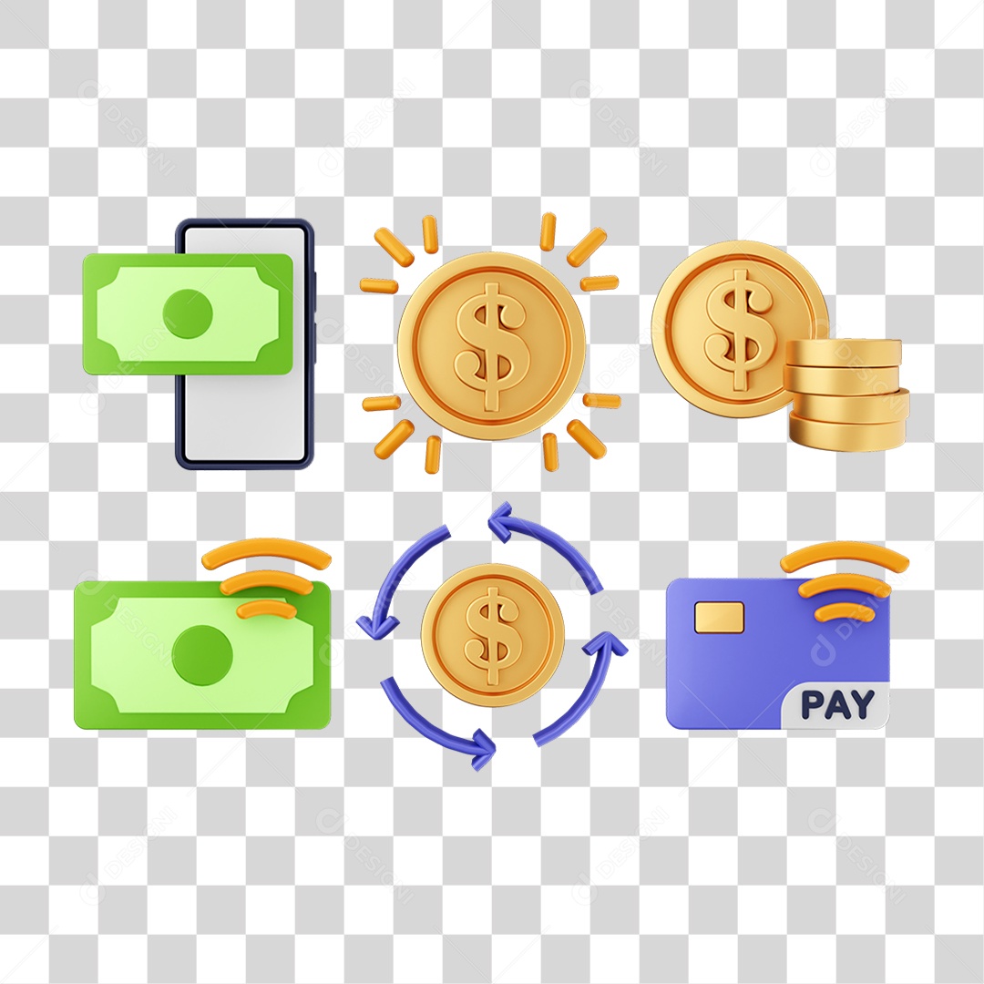 Elemento 3D Ícones Computador Arquivos PNG Transparente