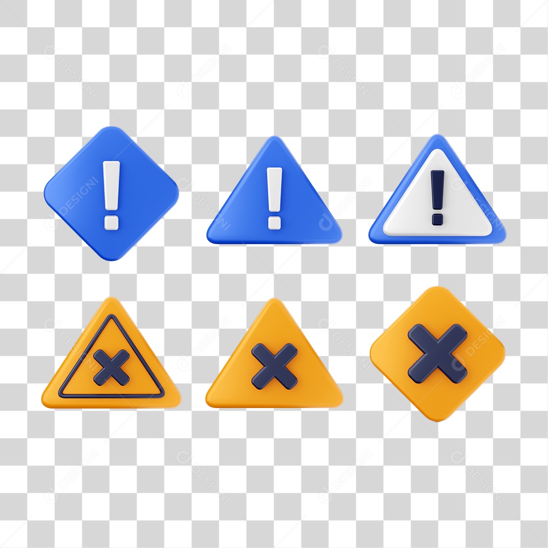 Ícones Alerta Perigo Símbolo PNG Transparente