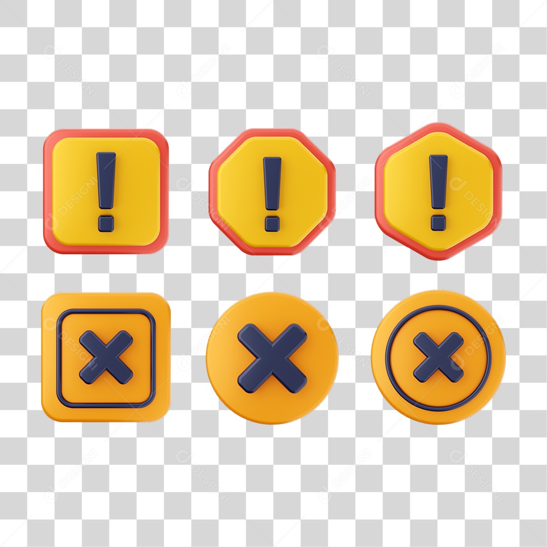 Ícones Alerta Perigo Símbolo PNG Transparente