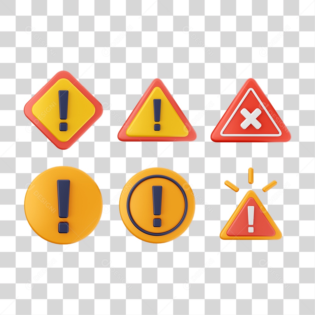 Ícones Alerta Perigo Símbolo PNG Transparente
