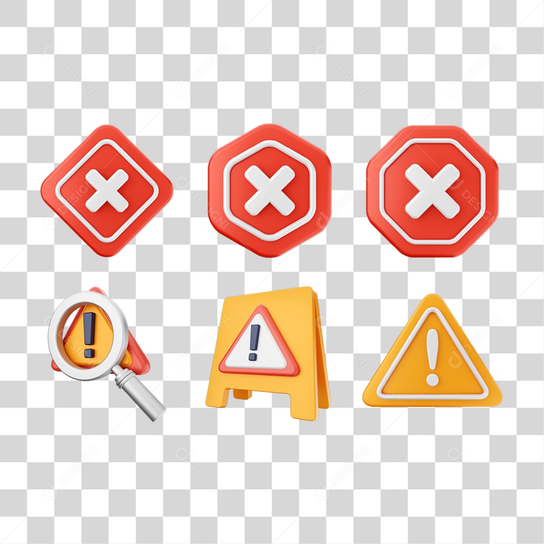 Ícones Alerta Perigo Símbolo PNG Transparente