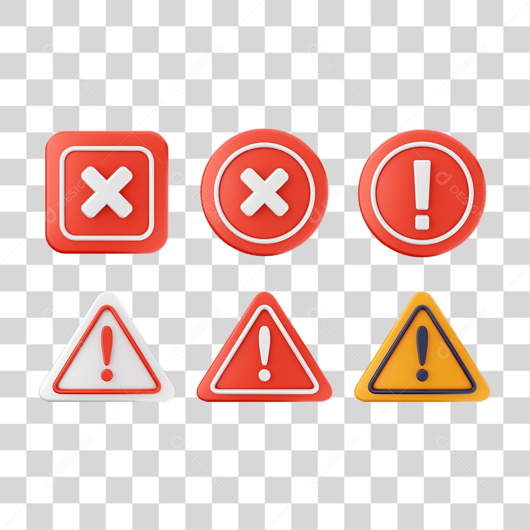Ícones Alerta Perigo Símbolo PNG Transparente