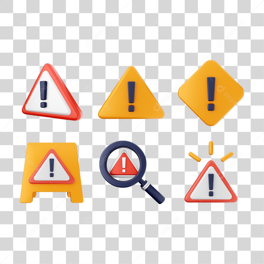 Ícones Alerta Perigo Símbolo PNG Transparente