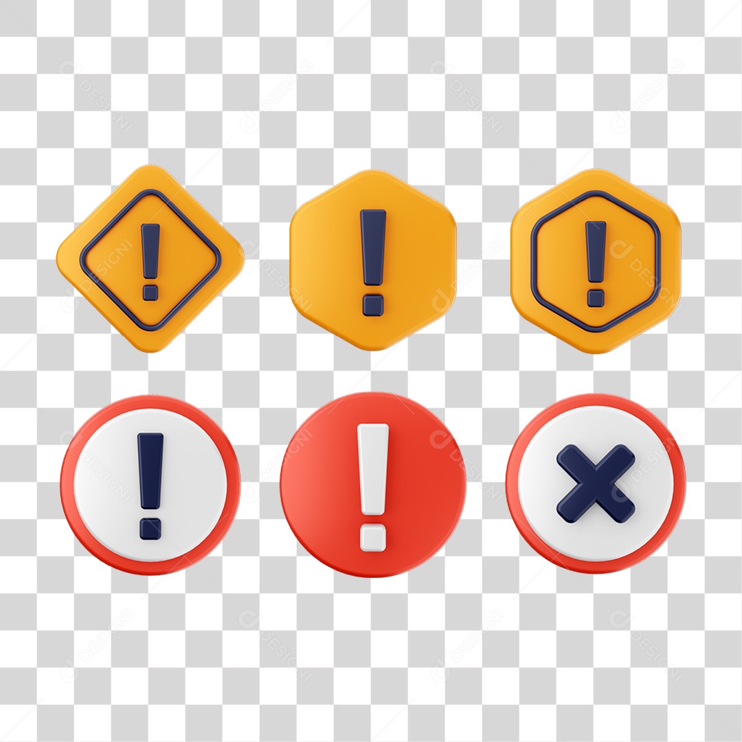 Ícones Alerta Perigo Símbolo PNG Transparente