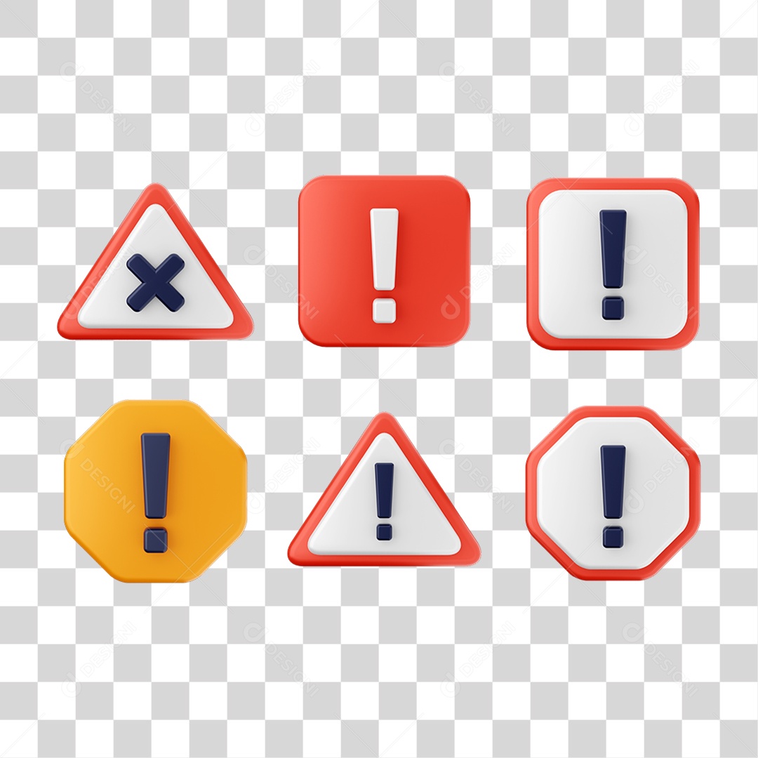 Ícones Alerta Perigo Símbolo PNG Transparente