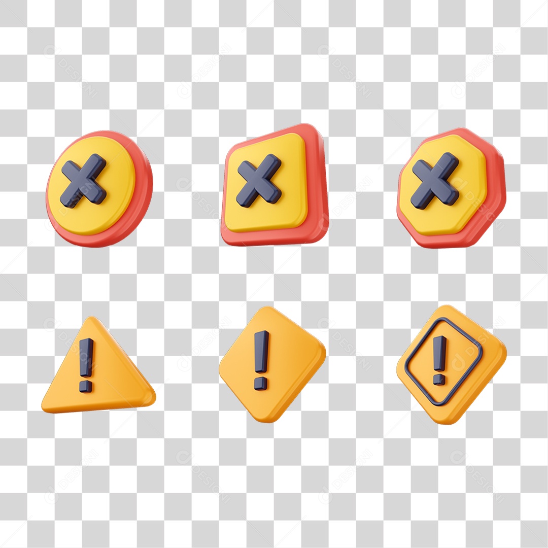 Ícones Alerta Perigo Símbolo PNG Transparente