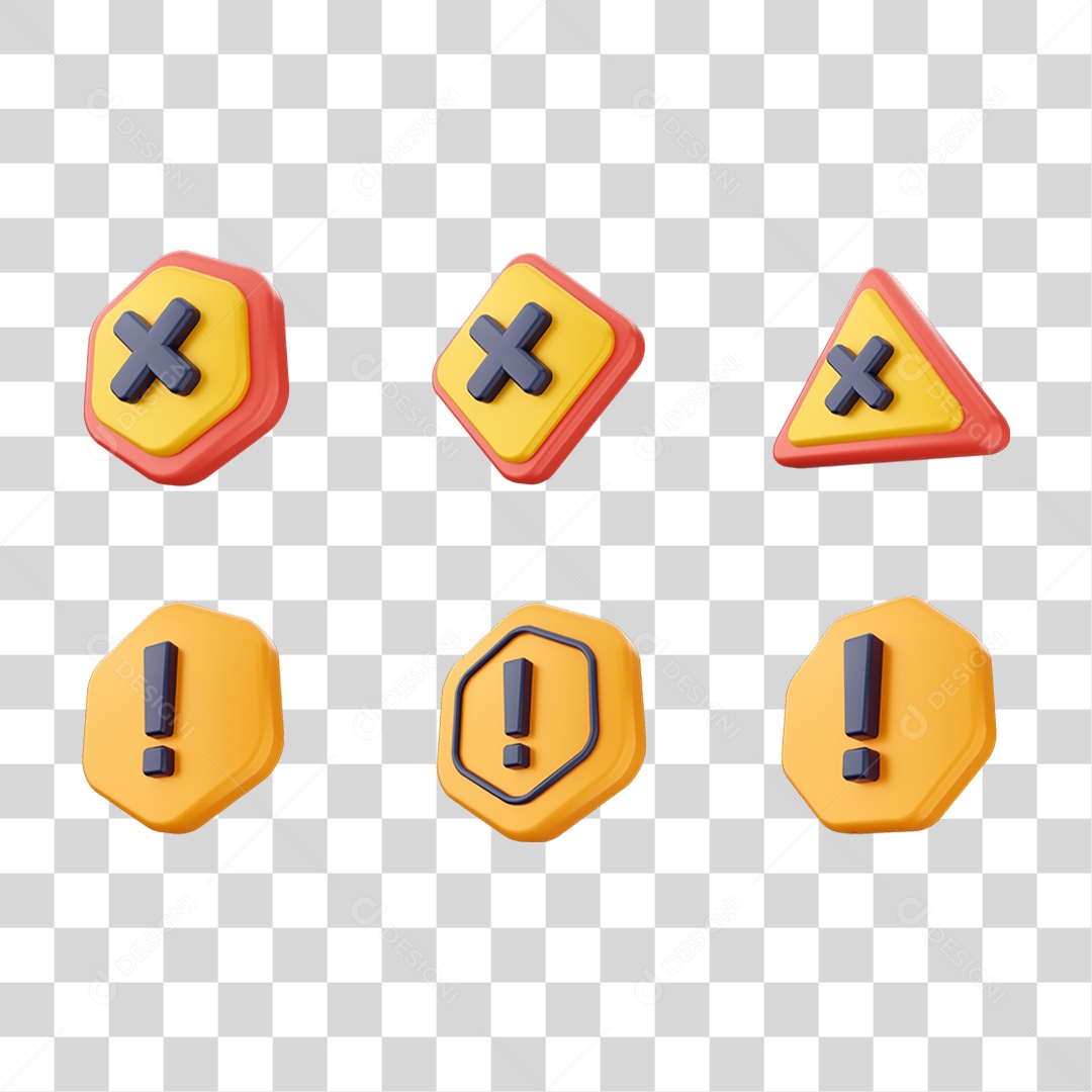 Ícones Alerta Perigo Símbolo PNG Transparente
