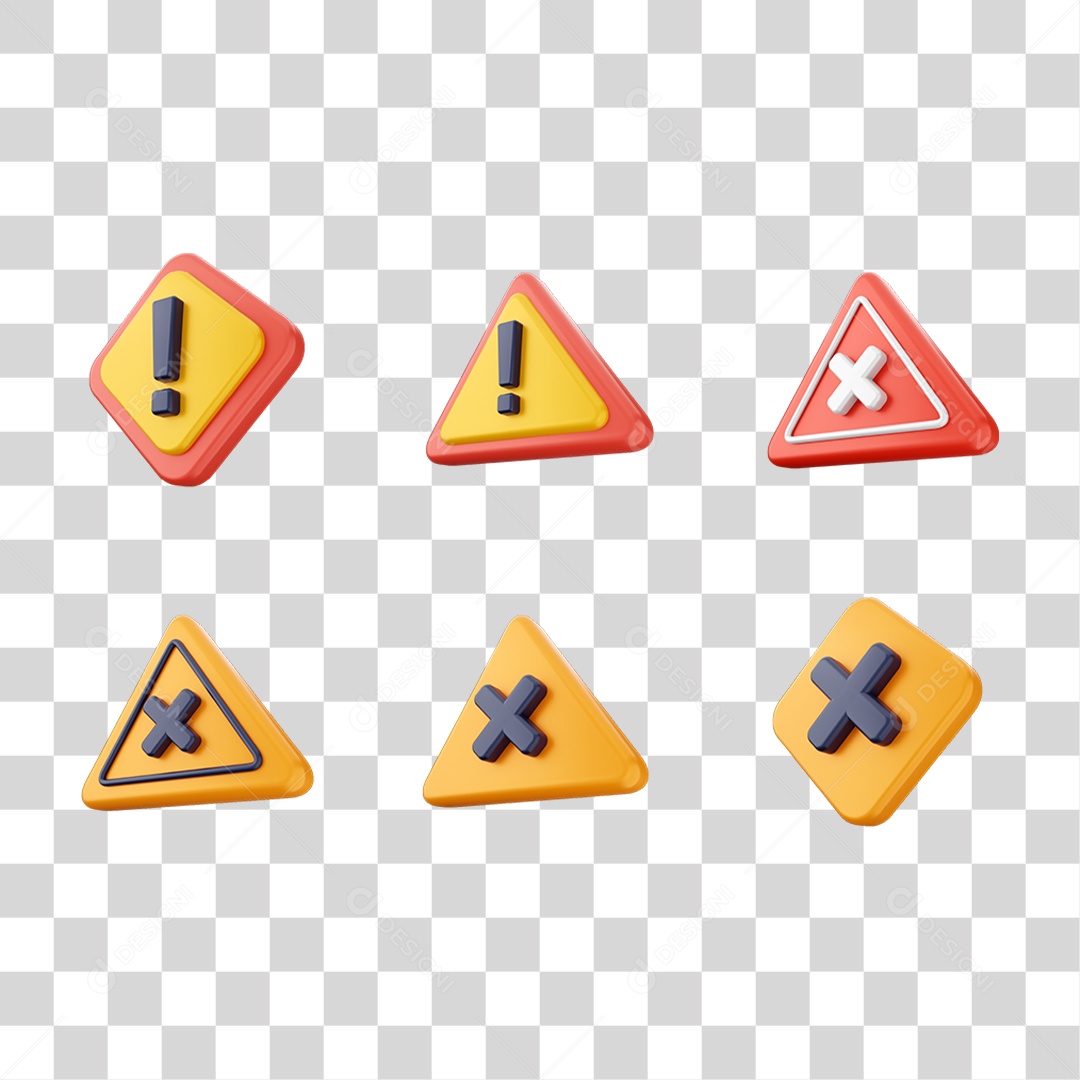 Ícones Alerta Perigo Símbolo PNG Transparente
