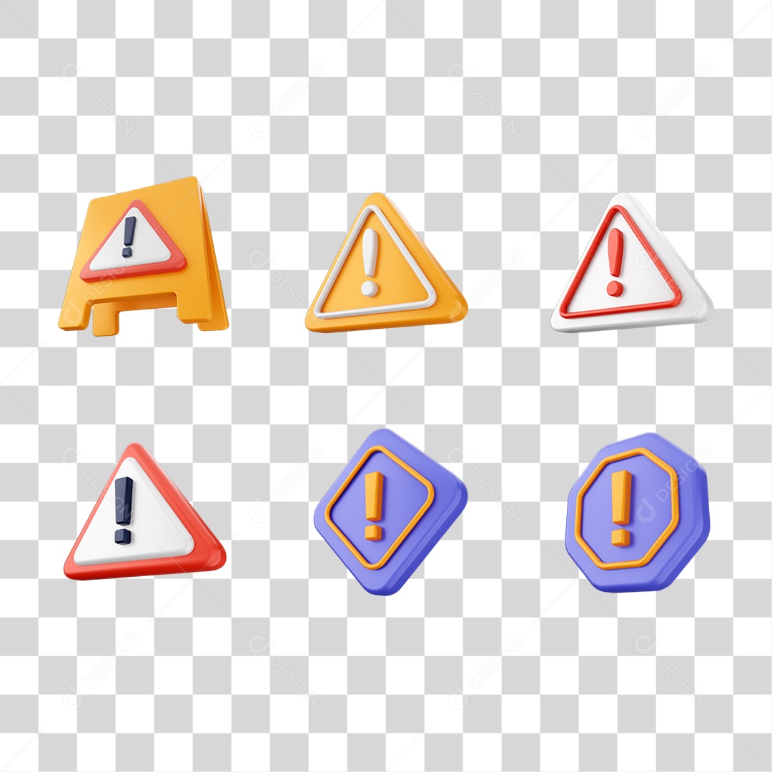 Ícones Alerta Perigo Símbolo PNG Transparente