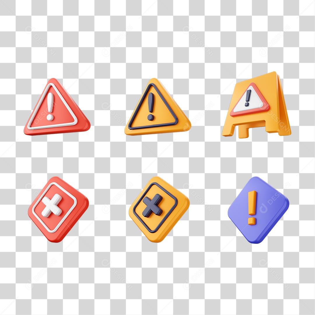 Ícones Alerta Perigo Símbolo PNG Transparente