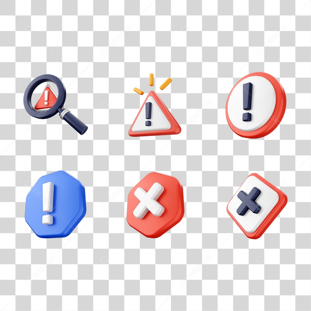 Ícones Alerta Perigo Símbolo PNG Transparente