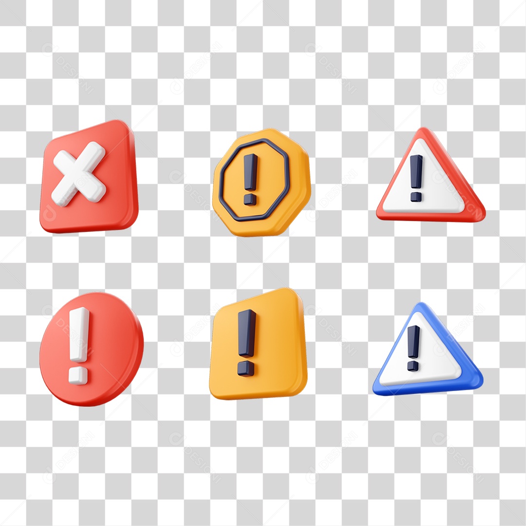 Ícones Alerta Perigo Símbolo PNG Transparente