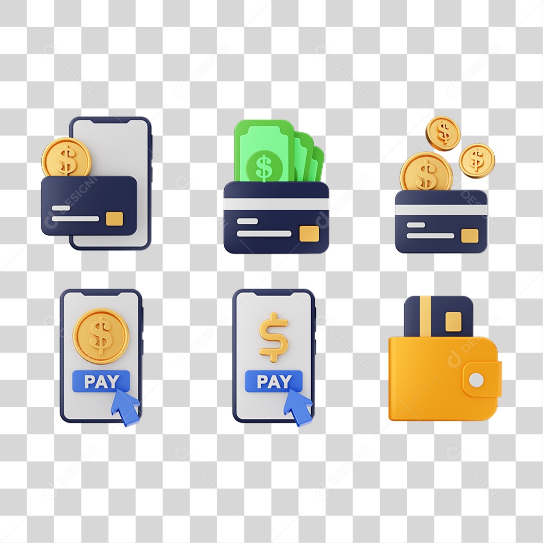 Pacotes de Ícones Aleatórios PNG Transparente