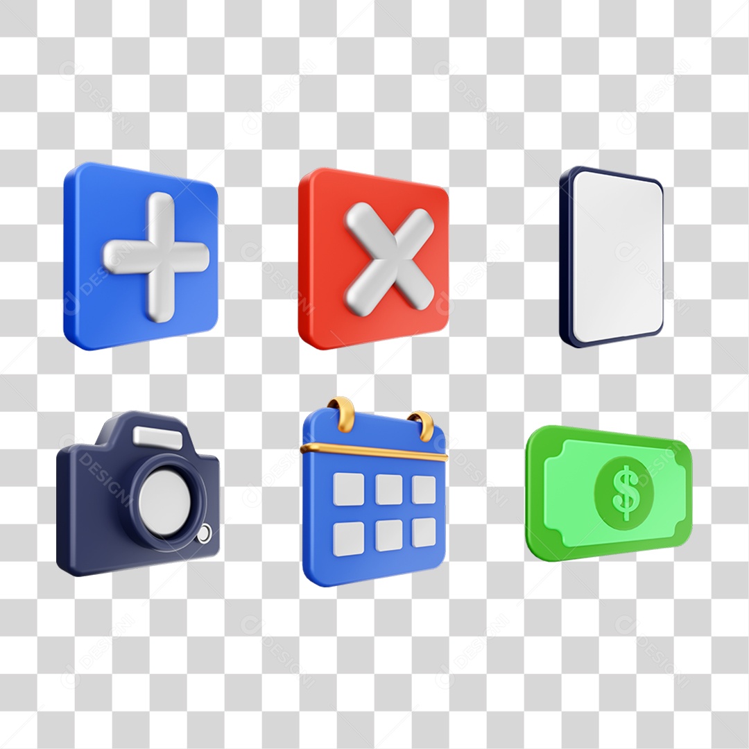 Pacotes de Ícones Aleatórios PNG Transparente