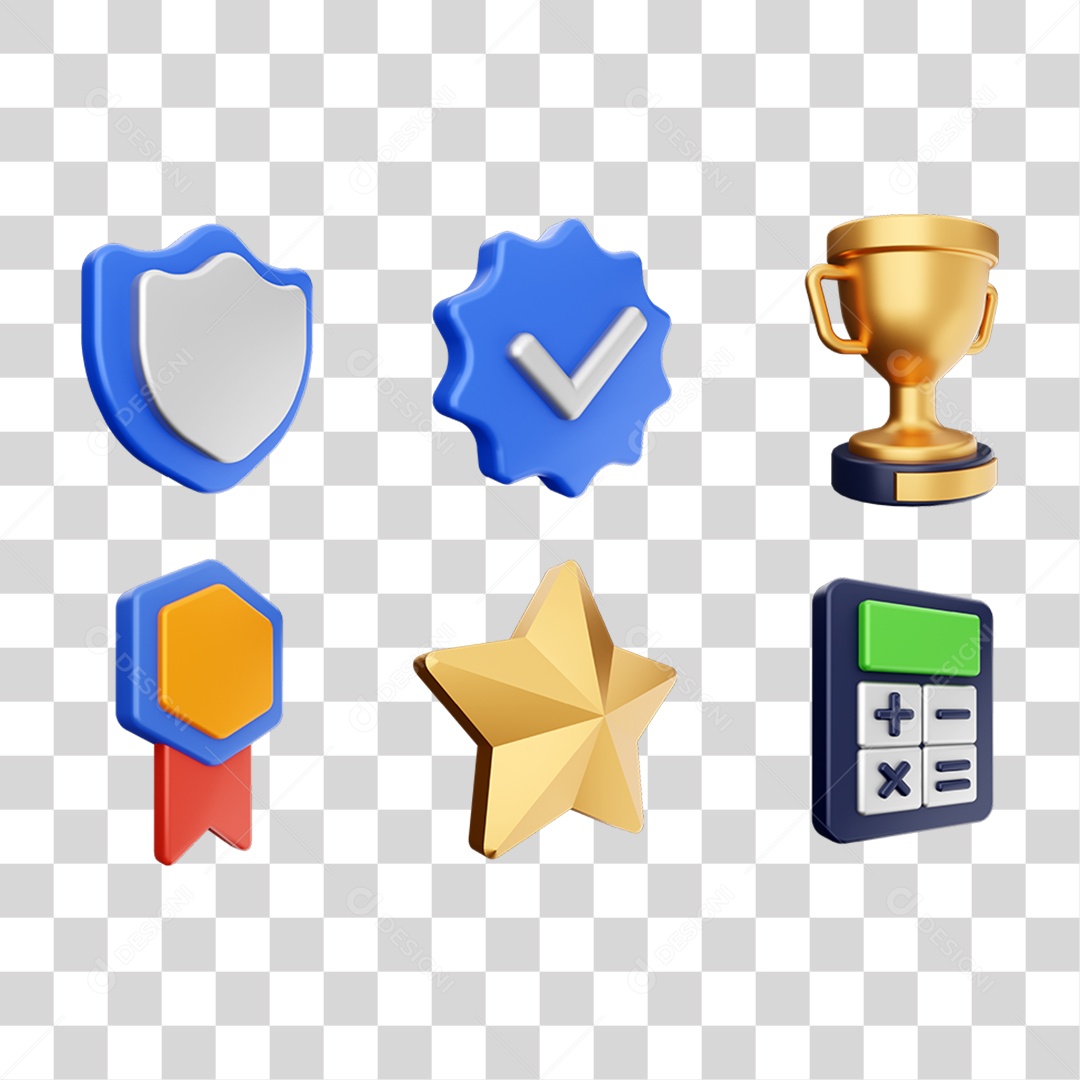 Pacotes de Ícones Aleatórios PNG Transparente