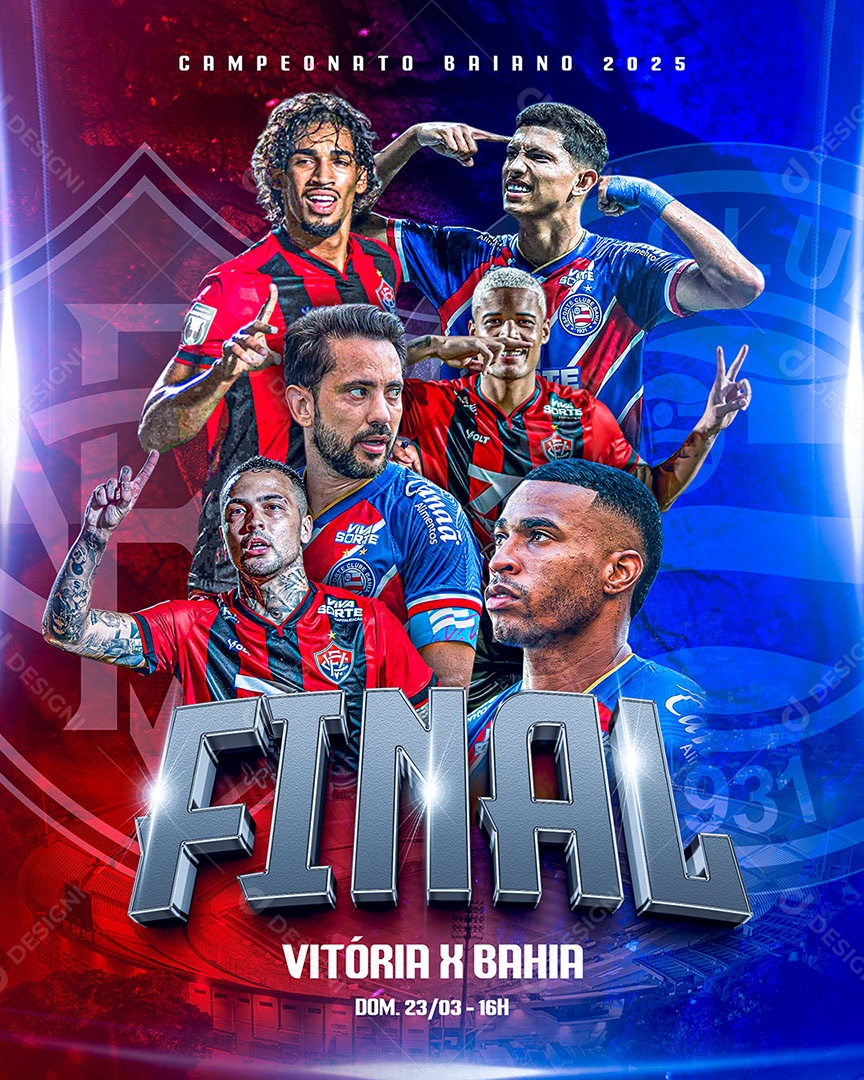 Feed Flyer Jogo De Futebol Social Media PSD Editável