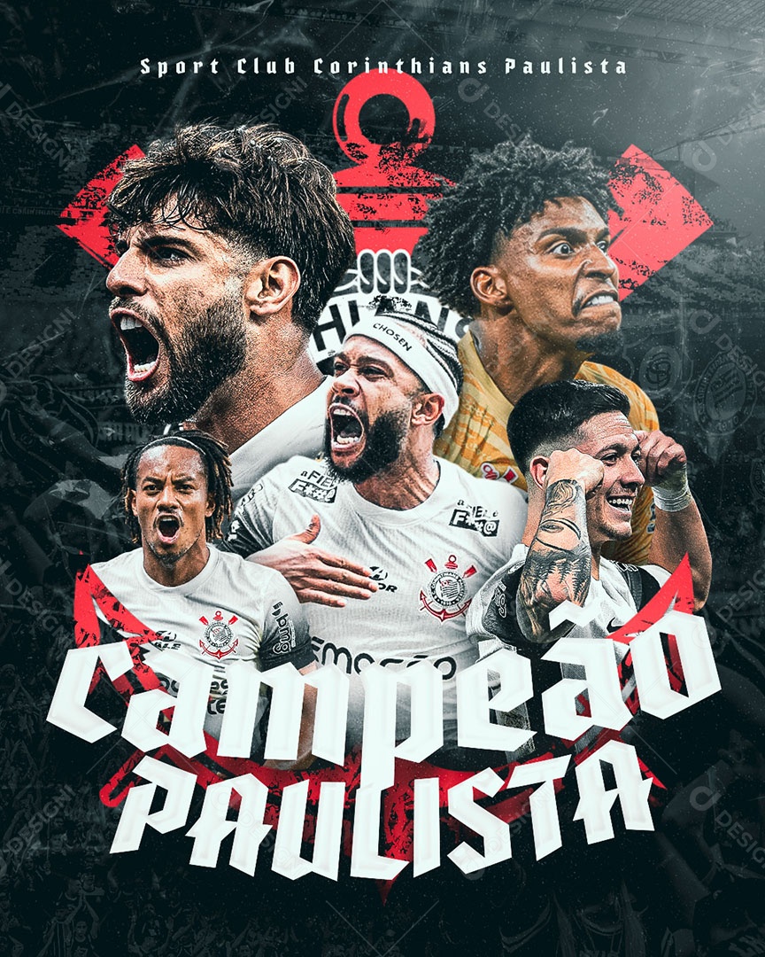 Feed Flyer Jogo De Futebol Social Media PSD Editável