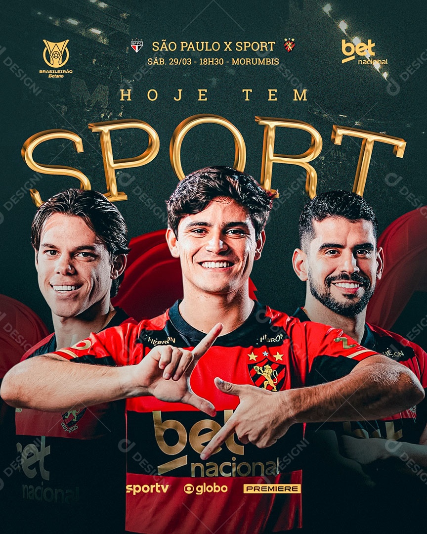 Flyer Jogo De Futebol Social Media PSD Editável