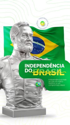 Story Dia da Independência do Brasil 07 de Setembro Social Media PSD Editável