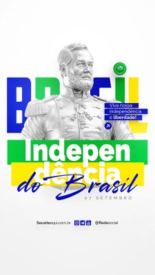 Story Dia da Independência do Brasil 07 de Setembro Social Media PSD Editável