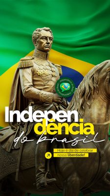 Story Dia da Independência do Brasil 07 de Setembro Social Media PSD Editável