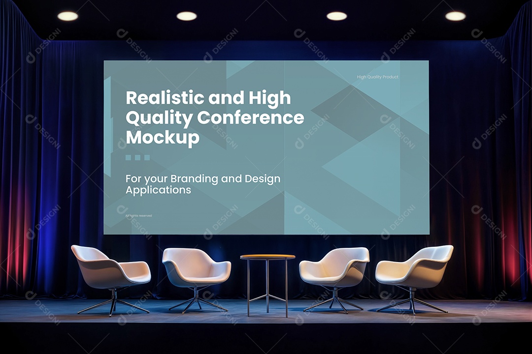 Espaço de Eventos PSD Editável Mockup