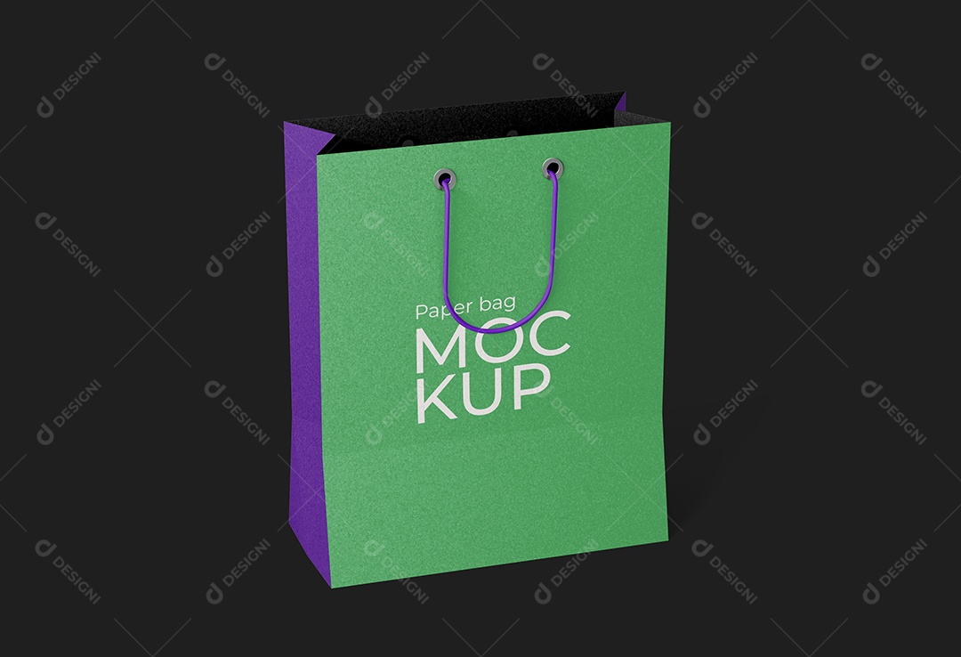 Mockup Sacola de Compras Para Composição PSD