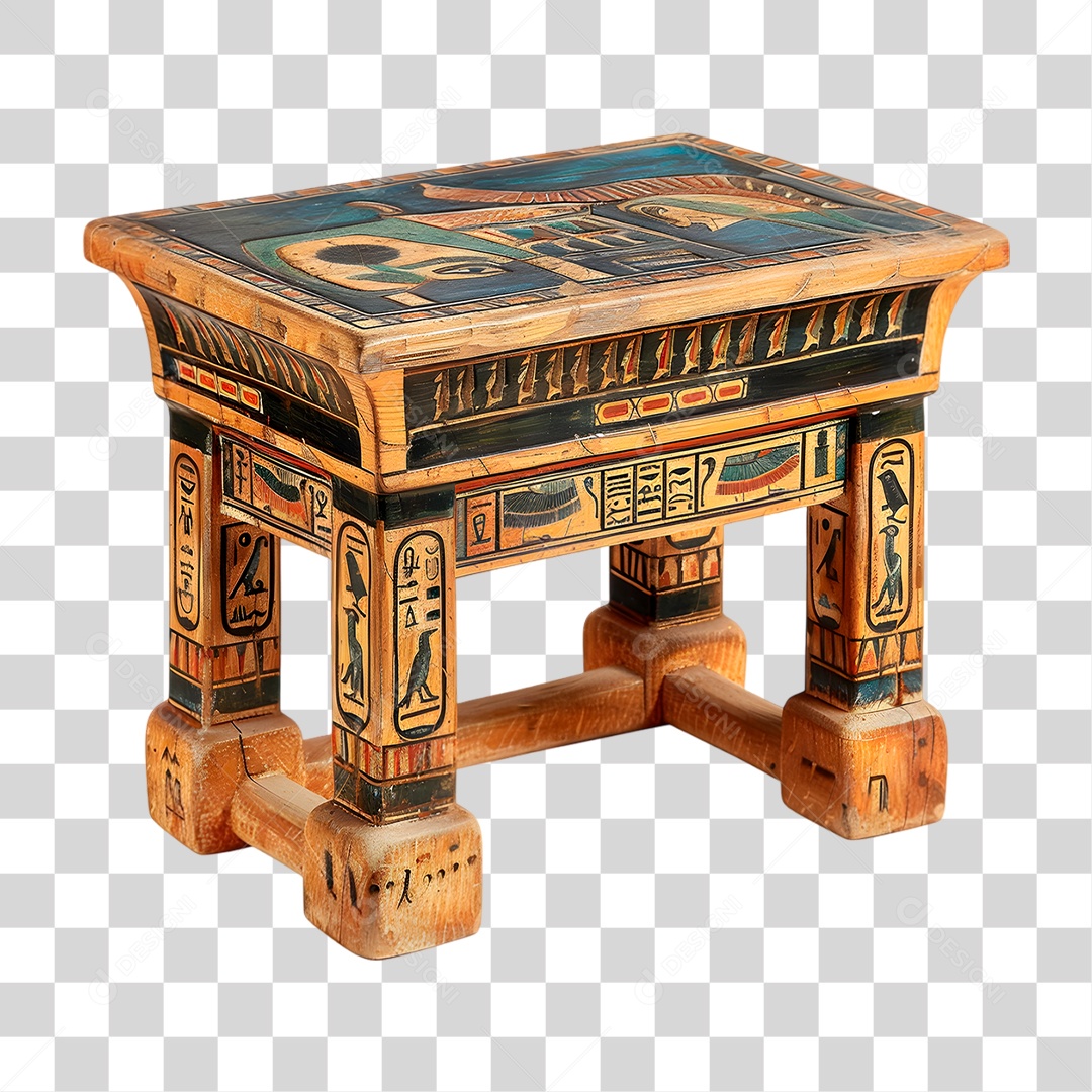 Mesa de Madeira PNG Transparente