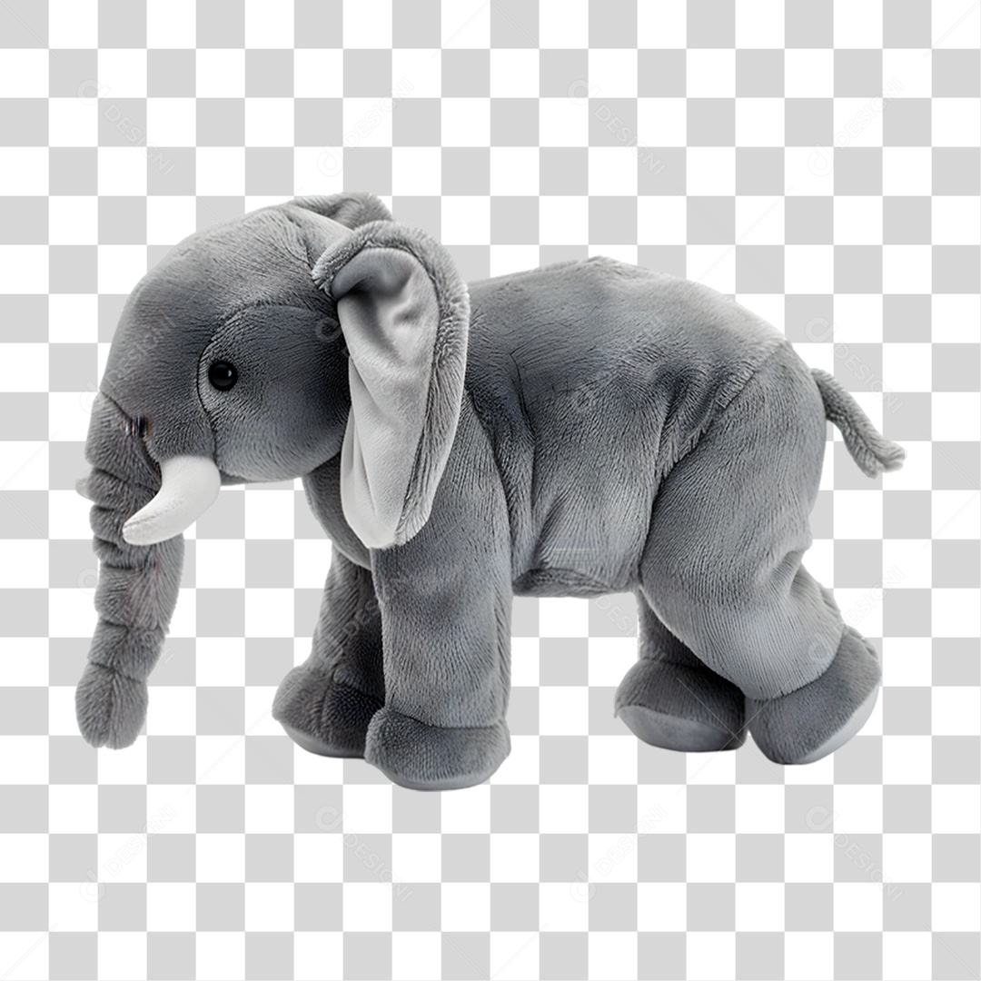 Elefante de Pelúcia PNG Transparente