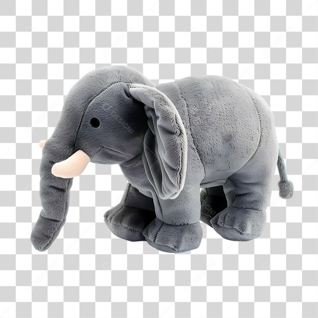 Elefante de Pelúcia PNG Transparente