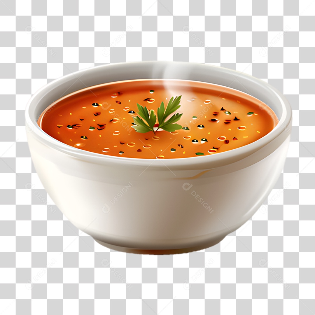 Tigela de Caldo PNG Transparente