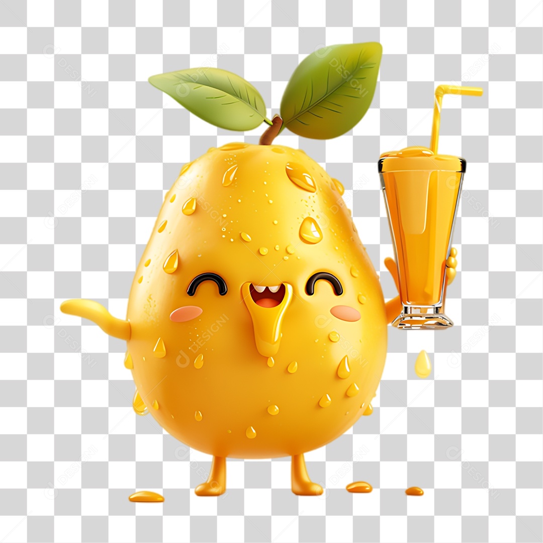 Mascote Manga PNG Transparente