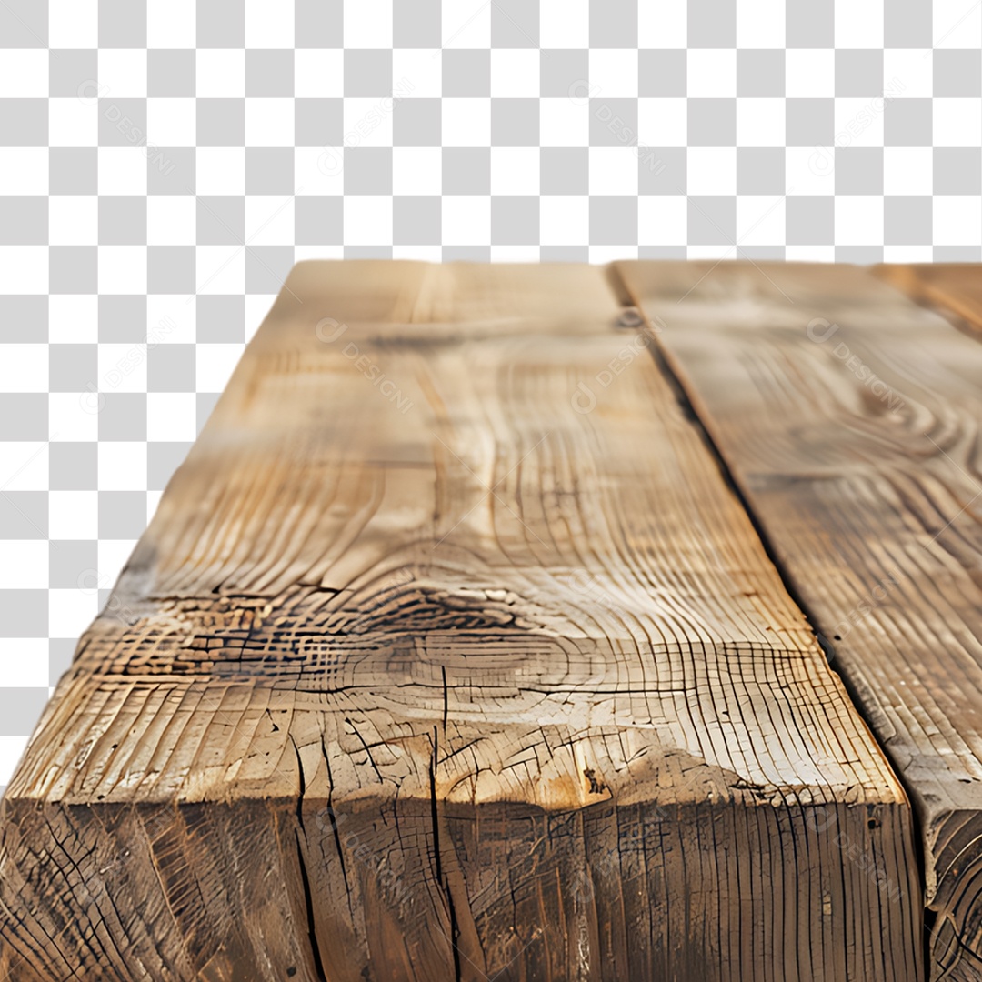 Mesa de Madeira PNG Transparente