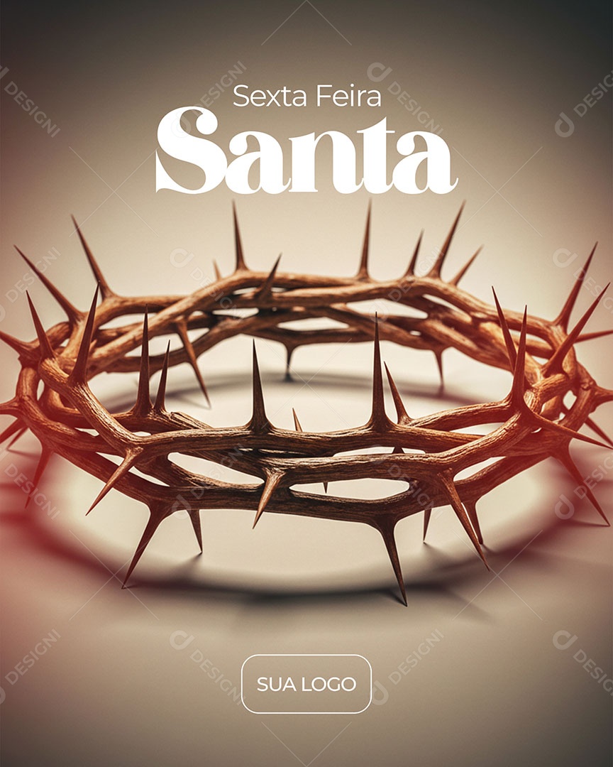 Sexta Feira Santa Social Media PSD Editável
