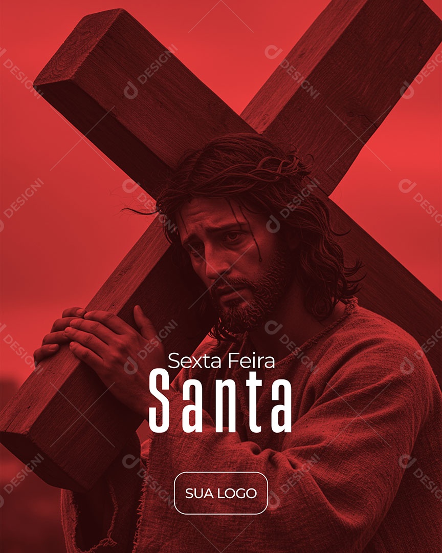 Sexta Feira Santa Social Media PSD Editável
