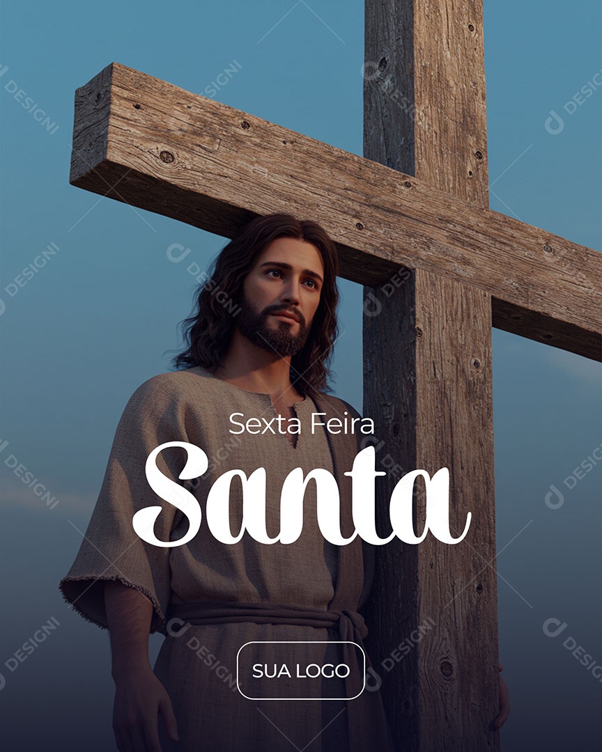 Sexta Feira Santa Social Media PSD Editável