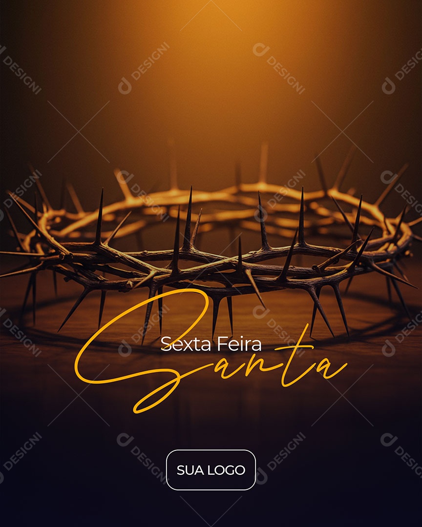 Sexta Feira Santa Social Media PSD Editável