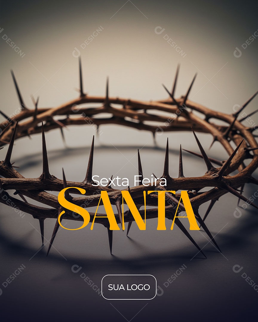 Sexta Feira Santa Social Media PSD Editável