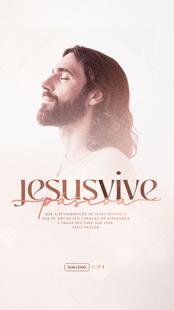 Story Feliz Páscoa 20 de Abril Social Media PSD Editável