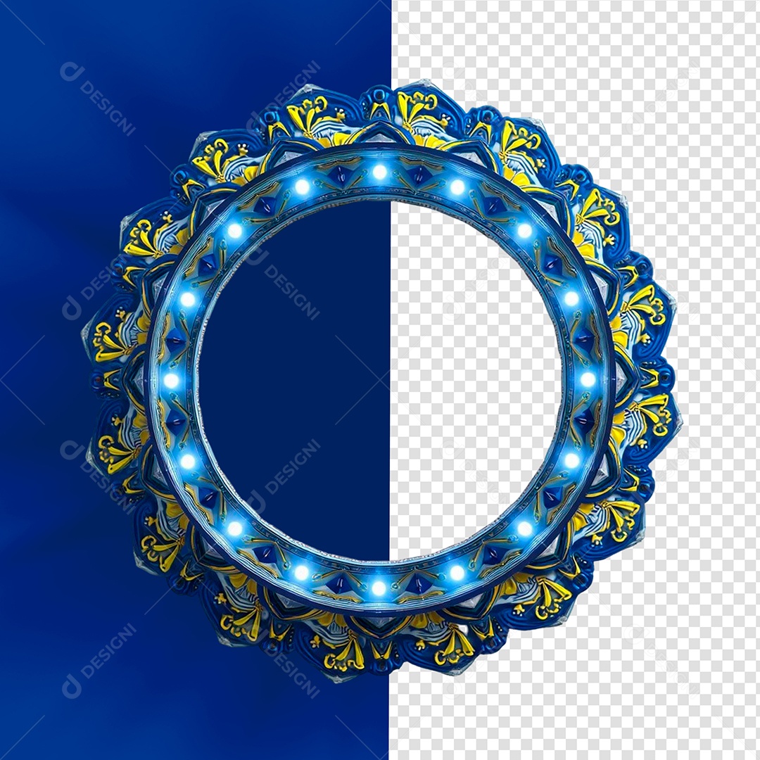 Moldura de São João Elemento 3D PSD