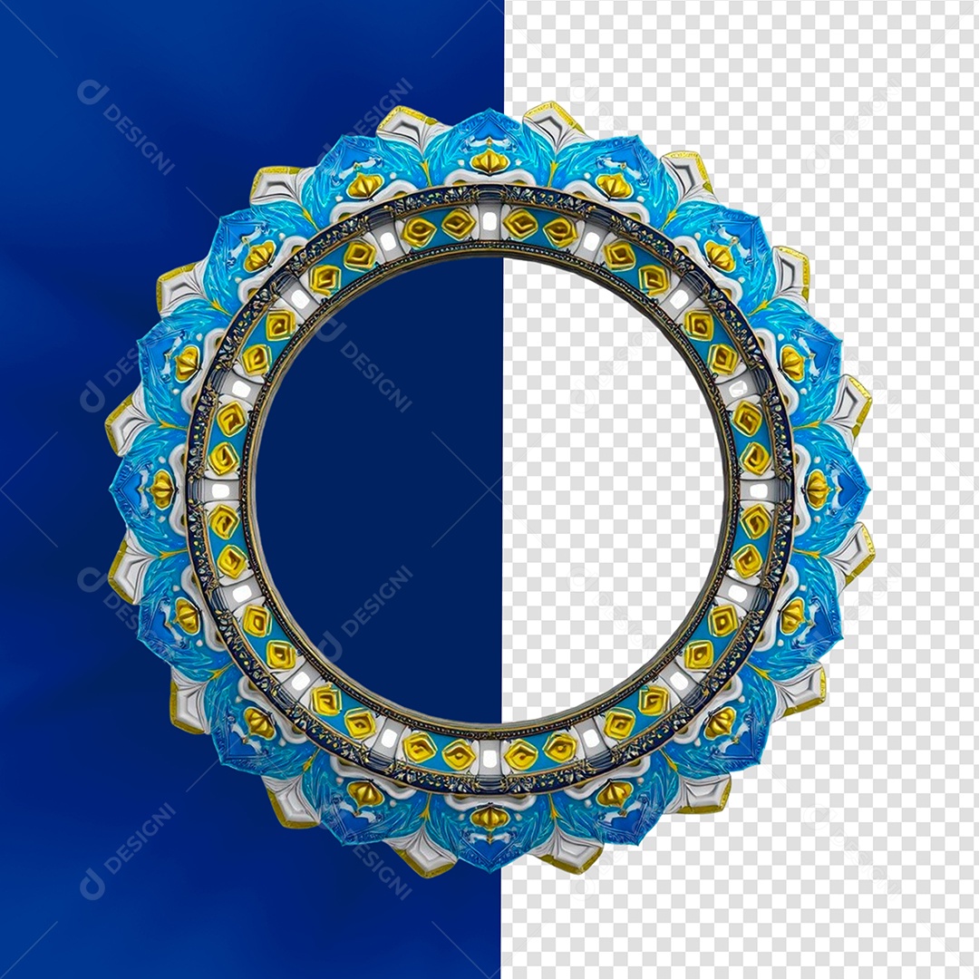 Moldura de São João Elemento 3D PSD