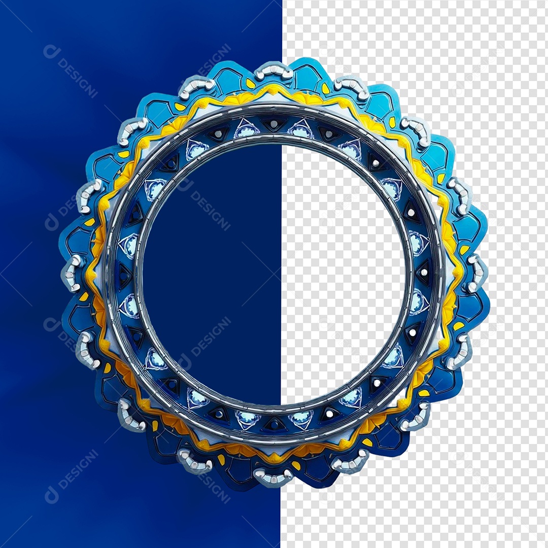 Moldura de São João Elemento 3D PSD